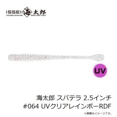 一誠　海太郎 スパテラ 2.5インチ #064 UVクリアレインボーRDF