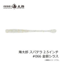 一誠　海太郎 スパテラ 2.5インチ #066 金銀シラス