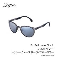 Zeque（ゼクー）　F-1843 Juno ジュノ フロストグレー トゥルービュースポーツ/ブルーミラー