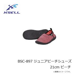 エクセル　BSC-897 ジュニアビーチシューズ 16cm ピーチ