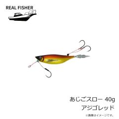 リアルフィッシャー　あじごスロー 40g アジゴレッド