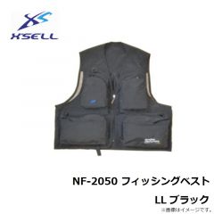 エクセル　NF-2050 フィッシングベスト LL ブラック