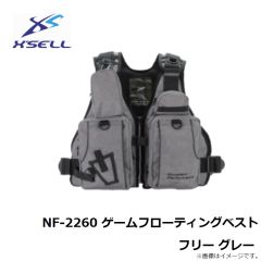 エクセル　NF-2260 ゲームフローティングベスト フリー グレー