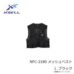 エクセル　NFC-2180 メッシュベスト L ブラック