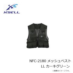 エクセル　NFC-2180 メッシュベスト LL カーキグリーン