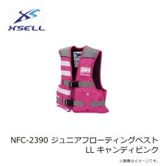 エクセル　NFC-2390 ジュニアフローティングベスト LL キャンディピンク