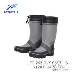 エクセル　LFC-262 スパイクブーツ  S  (24.0-24.5) グレー