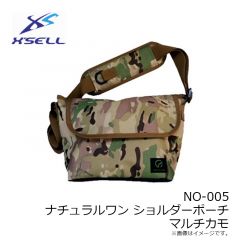 エクセル　NO-005 ナチュラルワン ショルダーポーチ 約30×20×11cm マルチカモ