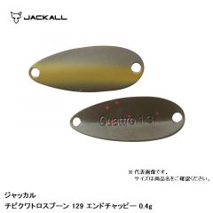 ジャッカル　ティモン　チビクワトロスプーン 0.4g　129 エンドチャッピー　ルアー　スプーン
