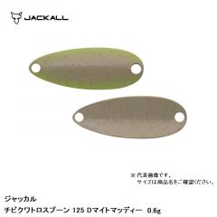 ジャッカル　ティモン　チビクワトロスプーン 0.6g　125 Dマイトマッディー　ルアー　スプーン