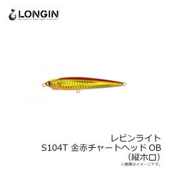 ロンジン　レビンライト S104T 金赤チャートヘッドOB(縦ホロ)