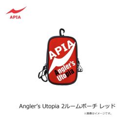 アピア　Angler’s Utopia 2ルームポーチ レッド