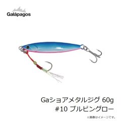 ガラパゴス　Gaショアメタルジグ 60g #10 ブルピングロー
