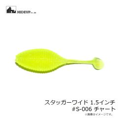 ハイドアップ　スタッガーワイド 1.5インチ #S-006 チャート