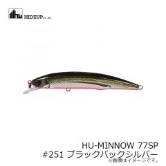 ハイドアップ　HU-MINNOW HU ミノー  77SP　#113 キンクロ