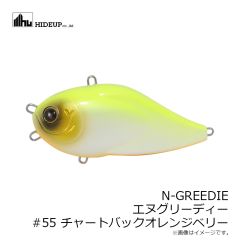ハイドアップ　N-GREEDIE エヌグリーディー #55 チャートバックオレンジベリー