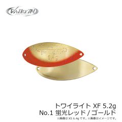 ヴァルケイン　レベルオンディーヌ トワイライト XF 5.2g No.1 蛍光レッド/ゴールド