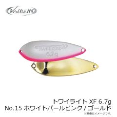 ヴァルケイン　レベルオンディーヌ トワイライト XF 6.7g No.15 ホワイトパールピンク/ゴールド
