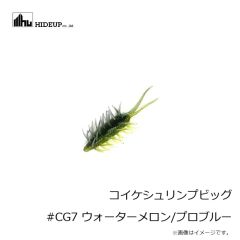 ハイドアップ　コイケシュリンプビッグ #CG7 ウォーターメロン/プロブルー