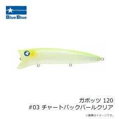 ブルーブルー　ガボッツ 120 #03 チャートバックパールクリア