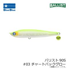 ブルーブルー　バリスト90S #03 チャートバックグロー
