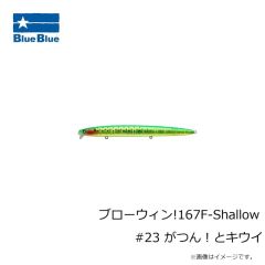 ブルーブルー　ブローウィン!167F-Shallow #23 がつん！とキウイ