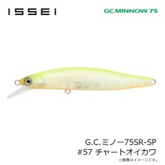 一誠　G.C.ミノー75SR-SP #57 チャートオイカワ