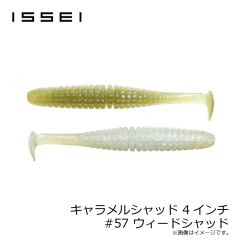 一誠　キャラメルシャッド 4インチ #57 ウィードシャッド