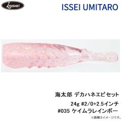 一誠　海太郎 デカハネエビセット 24g #2/0+2.5インチ #035 ケイムラレインボー