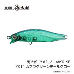 一誠　海太郎 アメミノー48SR-SF #014 カブラグリーンテールグロー
