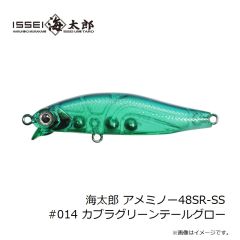 一誠　海太郎 アメミノー48SR-SS #014 カブラグリーンテールグロー