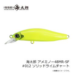 一誠　海太郎 アメミノー48MR-SF #012 ソリッドライムチャート