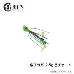 ルーディーズ　魚子ラバ 2.5g どチャート
