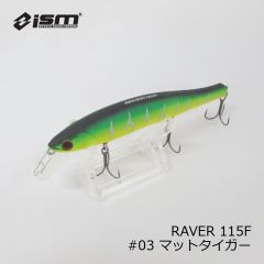 ism イズム　レイバー ( RAVER ) 115　#02 ゴーストアユ　釣具　通販　ジャークベイト ミノー　FTO　フィッシングタックルオンライン　市村 直之