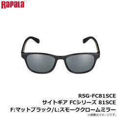 ラパラ　RSG-FC81SCE サイトギア FCシリーズ 81SCE F:マットブラック/L:スモーククロームミラー