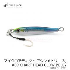 リトルジャック　マイクロアディクト アシンメトリー 3g　#09 CHART HEAD GLOW BELLY