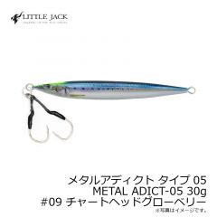 リトルジャック　メタルアディクト タイプ05 METAL ADICT-05 30g　#09 チャートヘッドグローベリー