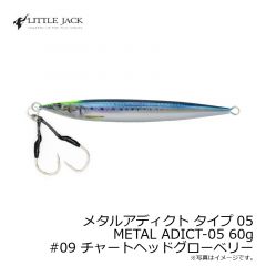 リトルジャック　メタルアディクト タイプ05 METAL ADICT-05 60g　#09 チャートヘッドグローベリー