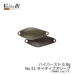 ヴァルケイン　ハイバースト 0.8g　No.19 レッド/ゴールド