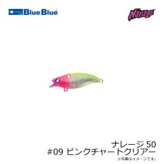 ブルーブルー　ナレージ50 #09 ピンクチャートクリアー