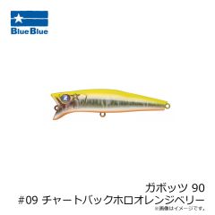 ブルーブルー　ガボッツ 90 #09 チャートバックホロオレンジベリー