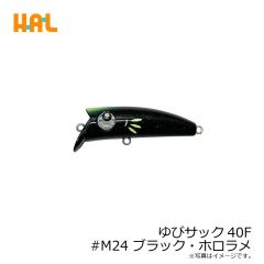 ハルシオンシステム　ゆびサック40F #M24 ブラック・ホロラメ