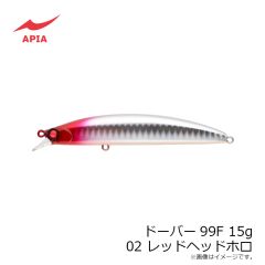 アピア　ドーバー99F 15g #02 レッドヘッドホロ