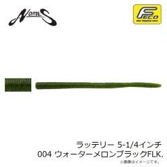 ノリーズ　ラッテリー 5-1/4インチ 004 ウォーターメロンブラックFLK.
