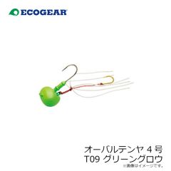 エコギア　オーバルテンヤ 4号 T09 グリーングロウ