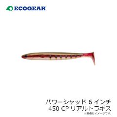 エコギア　パワーシャッド 6インチ 450 CPリアルトラギス