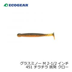エコギア　グラスミノー M 2-1/2インチ 323 北陸クリアホロ