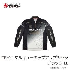 マルキュー　TR-01 マルキュージップアップシャツ ブラック LL