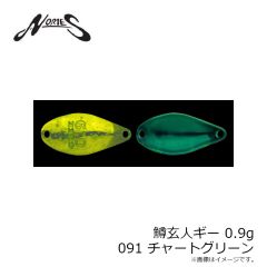 ノリーズ　トラウト ZX 3.5g 060 グリーンゴールド