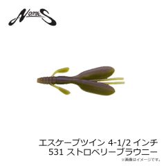 ノリーズ　エスケープツイン 4-1/2インチ 531 ストロベリーブラウニー
